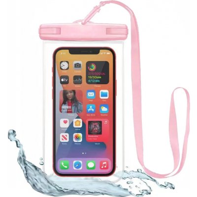 Pouzdro TECH-PROTECT UNIVERSAL WATERPROOF CASE růžové