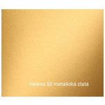 Salon na míru Manikúrní opěrka MAXI Helena 50 metalická zlatá, Výplň: Klasická PUR pěna – Zboží Mobilmania