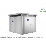 Dodatečné dveře k domku Biohort®, stříbrná – Hledejceny.cz