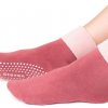 Dámské ponožky s protiskluzovou úpravou ABS 126 Růžová