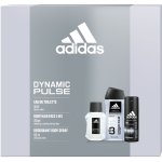 Adidas Dynamic Pulse EDT 50 ml + deospray 150 ml + sprchový gel 250 ml dárková sada – Zboží Mobilmania