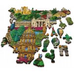 TREFL Wood Craft Origin Slavná místa Francie 1000 dílků – Hledejceny.cz