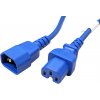 Prodlužovací kabely PremiumCord Kabel síťový prodlužovací, IEC320 C14 - C15, 2m kpss2