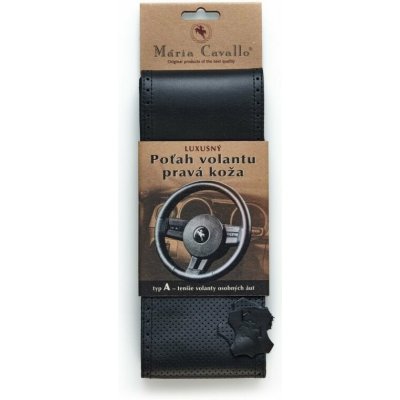 Compass Potah volantu omotávací z pravé kůže A černý PERFO, amMC055 | Zboží Auto