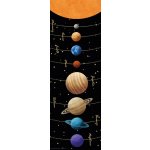 Plakát, Obraz - Sluneční soustava, 53 × 158 cm – Zboží Mobilmania
