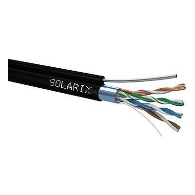 Solarix SXKD-5E-FTP-PE-SAM CAT5E FTP PE Fca samonosný, 1m – Hledejceny.cz