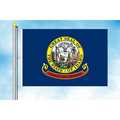 LIBEA, s.r.o. Idaho vlajka Rozměr: 30×45 cm, Uchycení: Karabiny na stožár – Hledejceny.cz