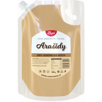 Lepé Arašídy 100% ořechový krém 1000 g – Sleviste.cz