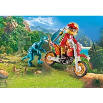 Playmobil 9431 Motorkář s Raptorem