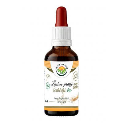 Salvia Paradise Ženšen pravý 6letý AF tinktura BIO 50 ml – Hledejceny.cz