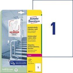 Avery Zweckform L8001-10 210 x 297 mm poylesterová fólie bílá 10 ks