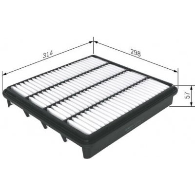 Vzduchový filtr BOSCH F 026 400 226 – Hledejceny.cz