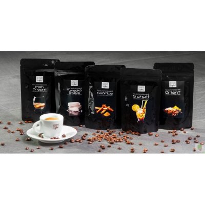 Unique Brands of Coffee Degustační set aromatizovaných káv Překvapení  Zrnková 250 g od 350 Kč - Heureka.cz