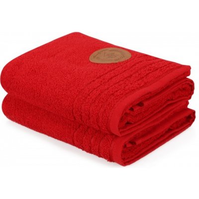 L'essentiel Sada 2 ks ručníků REDNOTE 50 x 90 cm červená