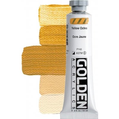 Golden Artist Colors Heavy Body akrylová barva yellow ochre 59 ml – Hledejceny.cz
