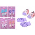 Johntoy Baby Rose set ponožky a botičky 40 cm – Sleviste.cz