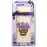 Forbyt Bavlněná utěrka Darkové balení Swan Lavender 50 x 70 cm