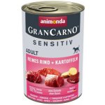 Animonda GranCarno Sensitiv Adult hovězí s bramborami 400 g – Hledejceny.cz