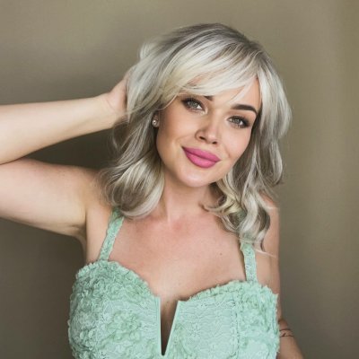 Paruka z pravých a umělých vlasů Daenerys ledová blond – Sleviste.cz