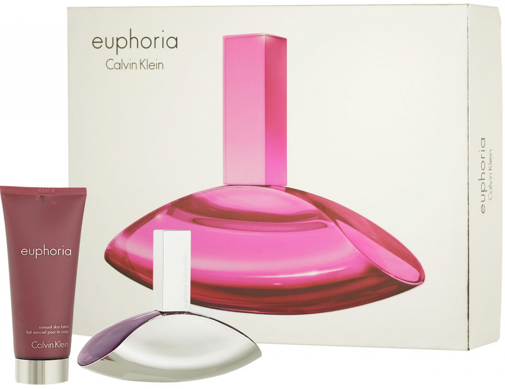Calvin Klein Euphoria Woman EDP 100 ml + tělové mléko 100 ml dárková sada