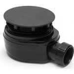 Sifon Optima ke sprchové vaničce průměr 90 mm, nízký černá ESLIMCR90BL – Hledejceny.cz