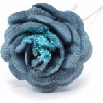 Sponka vlásenka s květem modro-šedá – Zboží Dáma Sponka vlásenka s květem modro-šedá – Zboží Dáma