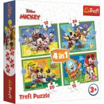 TREFL Mickeyho klubík: S přáteli 4v1 12,15,20,24 dílků – Zboží Mobilmania