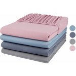 Livarno Home Žerzejové napínací prostěradlo 90-100x200 šedá – Zboží Dáma