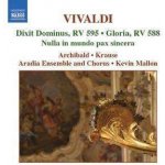 Antonio Vivaldi - Dixit Dominus RV 595 Gloria RV 588 Nulla In Mundo Pax Sincera CD – Hledejceny.cz