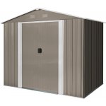 Riwall PRO RMSA 6x8 2,4 x 1,7 m se sedlovou střechou hnědý – Zboží Dáma