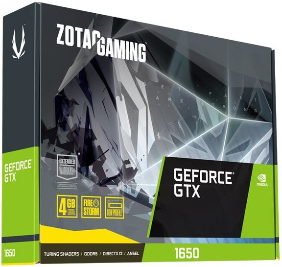 Zotac GeForce GTX 1650 GAMING 4GB GDDR5 ZT-T16500H-10L od 4 260 Kč