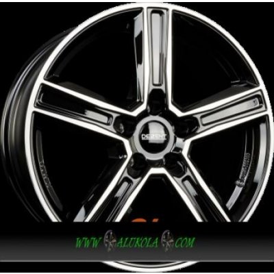 DEZENT KG 8,5x20 5x114,3 ET54,5 Black polished | Zboží Auto