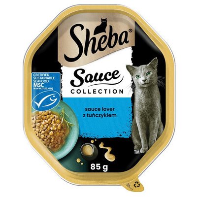 Sheba Sauce Collection kousků v tuňákové omáčce 85 g – Sleviste.cz