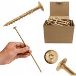 Tesařské vruty do dřeva 8x360 mm TORX talířové 50 ks Azmet WCT-08360 – Hledejceny.cz