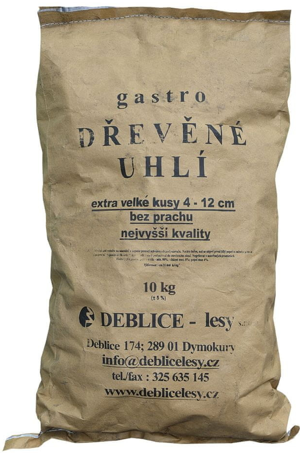 Vladeko Dřevěné uhlí 10kg Gastro