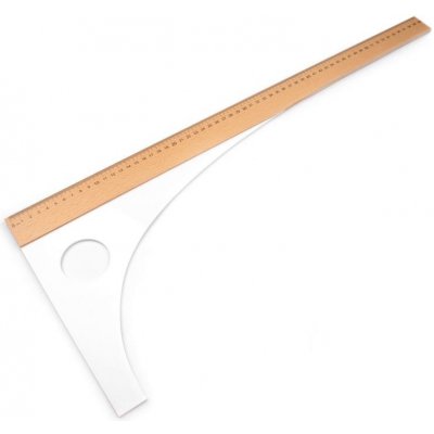 Příložník krejčovský dřevěný 60 cm – Hledejceny.cz