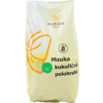 Natural Jihlava Kukuřičná mouka polohrubá 400 g – Sleviste.cz