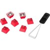 Podložky pod myš HP HyperX Rubber Keycaps - Gaming Accessory Kit - Red (US Layout)