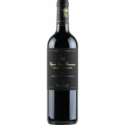 Tasca d'Almerita Tenuta Regaleali Vigna San Francesco Cabernet Sauvignon Červené 2017 14,5% 0,75 l (holá láhev) – Zboží Mobilmania