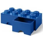 LEGO® Úložný box 250 x 502 x 181 se šuplíky tmavě modrá – Sleviste.cz