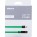 Avacom DCUS-MIC-40G USB - Micro USB, 40cm, zelený