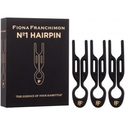 Fiona Franchimon Nº1 Hairpin spona do vlasů 3 ks odtstín Black pro ženy – Zboží Dáma