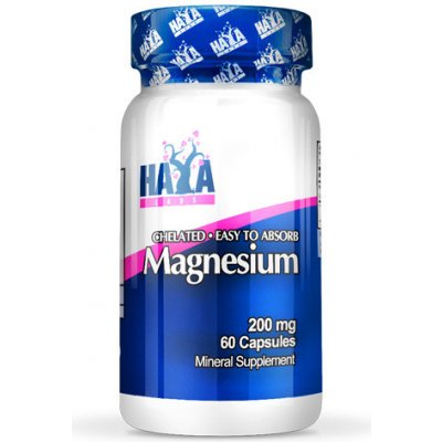 Haya Labs Magnesium Chelate 200 mg 60 tablet – Hledejceny.cz