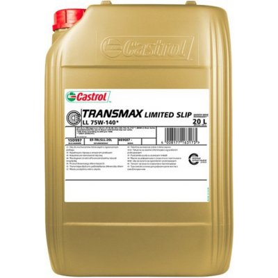 Castrol Transmax Limited Slip Long Life 75W-140 20 l