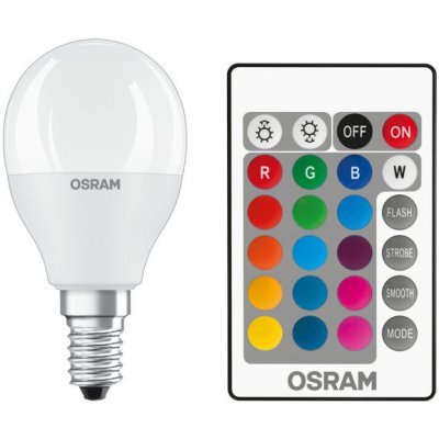 Osram LED Retrofit RGBW ST CLAS P E14 5,5W 2700K žárovka s dálkovým ovládáním