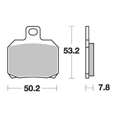 Brzdové destičky TRW Lucas zadní CF MOTO 800 NK rok 23-24 | Zboží Auto