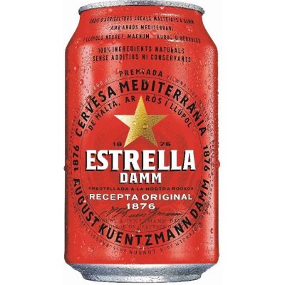 Damm ESTRELLA 11 0,33 4,6 % (plech) – Sleviste.cz