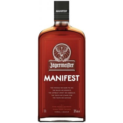 Jägermeister Manifest 38% 1 l (karton) – Hledejceny.cz
