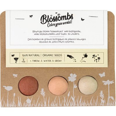Blossombs Semínkové bomby - Drobný dáreček (3 ks) – Zboží Mobilmania