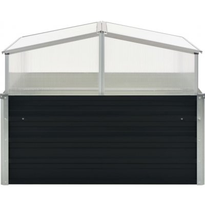 vidaXL pozink 100 x 100 x 77 cm antracitová 45724 – Zboží Dáma
